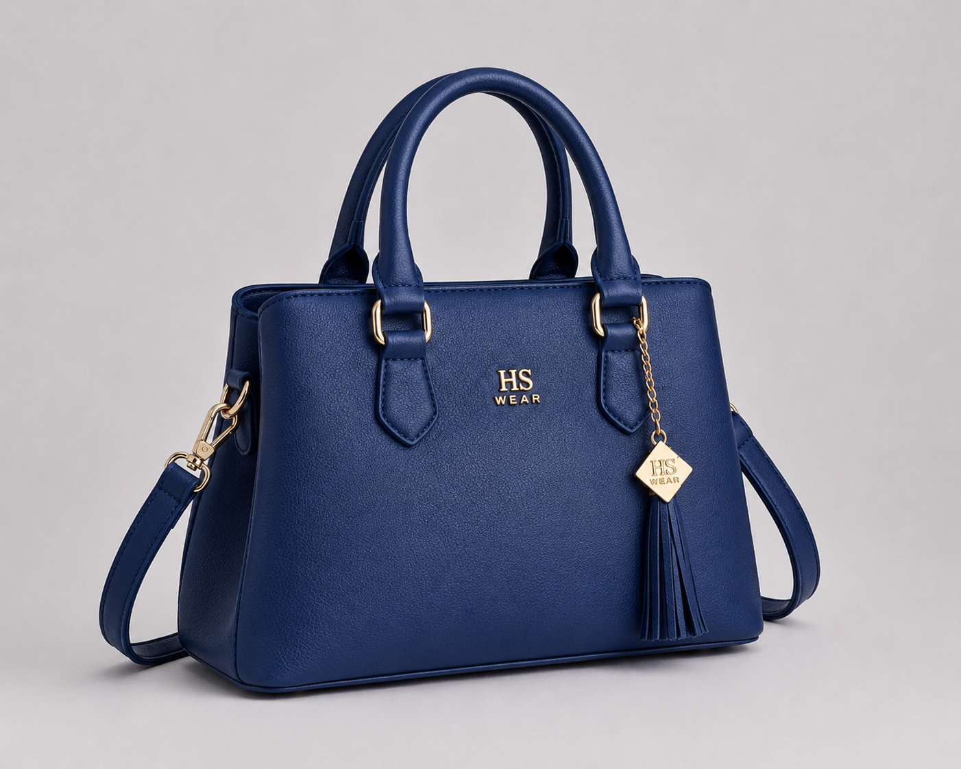 HS Wear Premium Black Leather Handbag for Women Gallery Image 2 | HS Wear