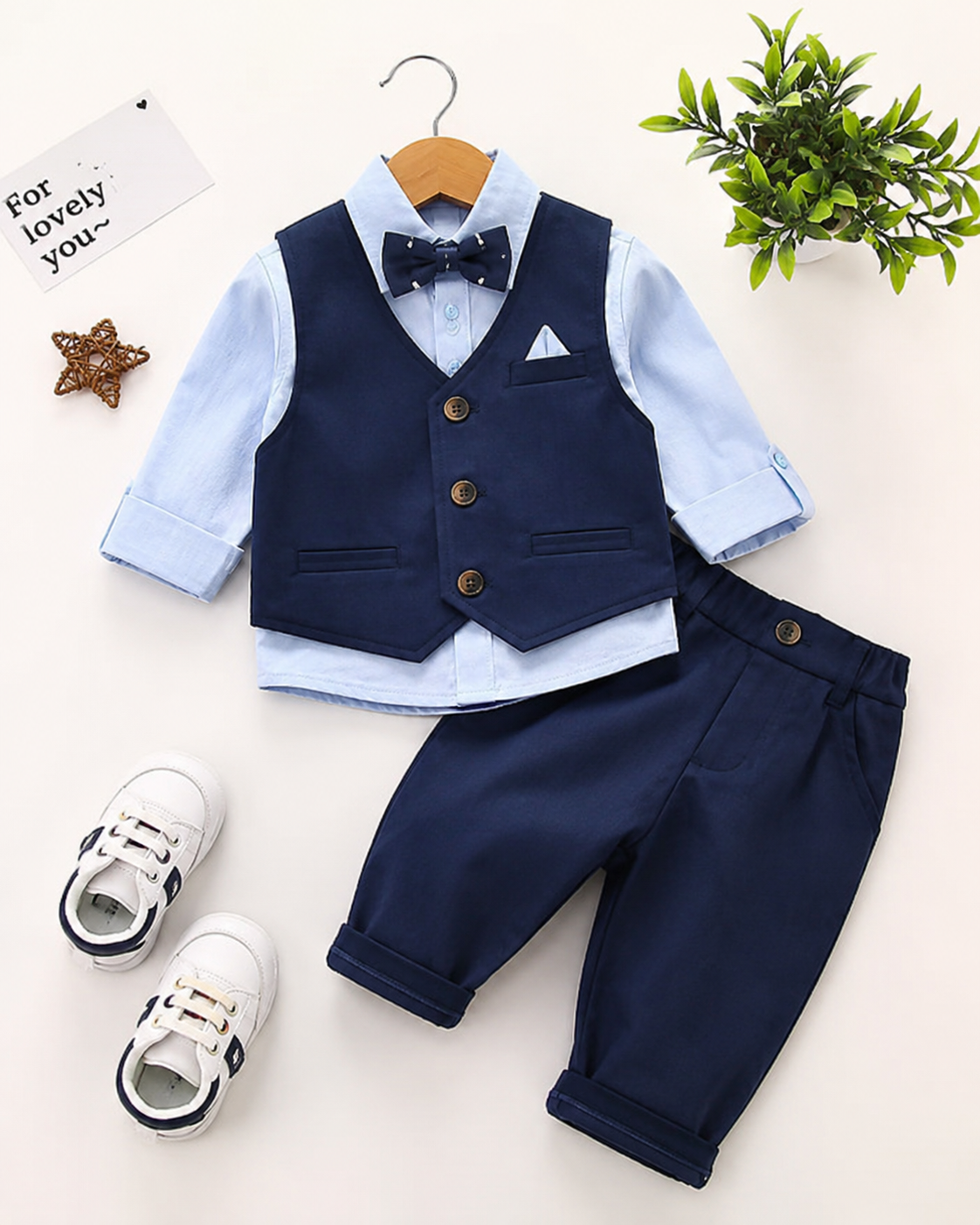 Boys Formal 4-Piece Suit Set | Premium Kids | HS Wear Pakistan